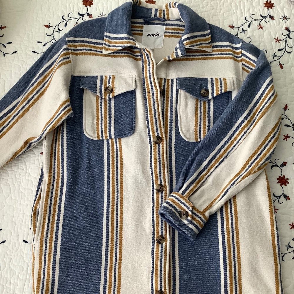 Aerie Long Shacket